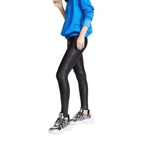 Spanx Faux Leather Moto Leggings S